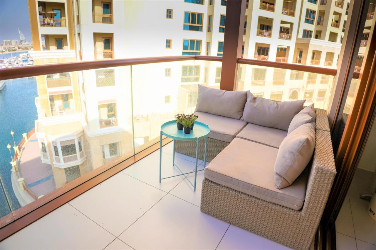 Luxury On The Palm With Marina View Balcony Διαμέρισμα Ντουμπάι Εξωτερικό φωτογραφία